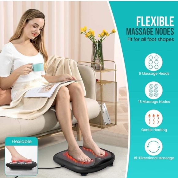 Sailor Snailax Shiatsu Foot Massager with Heat SL-593 NEW - Picture 3 of 4